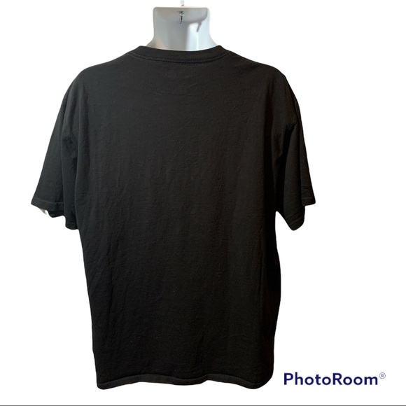 NFL Team Apparel Baltimore Ravens T-Shirt Black Size XL Preowned - Picture 4 of 7
